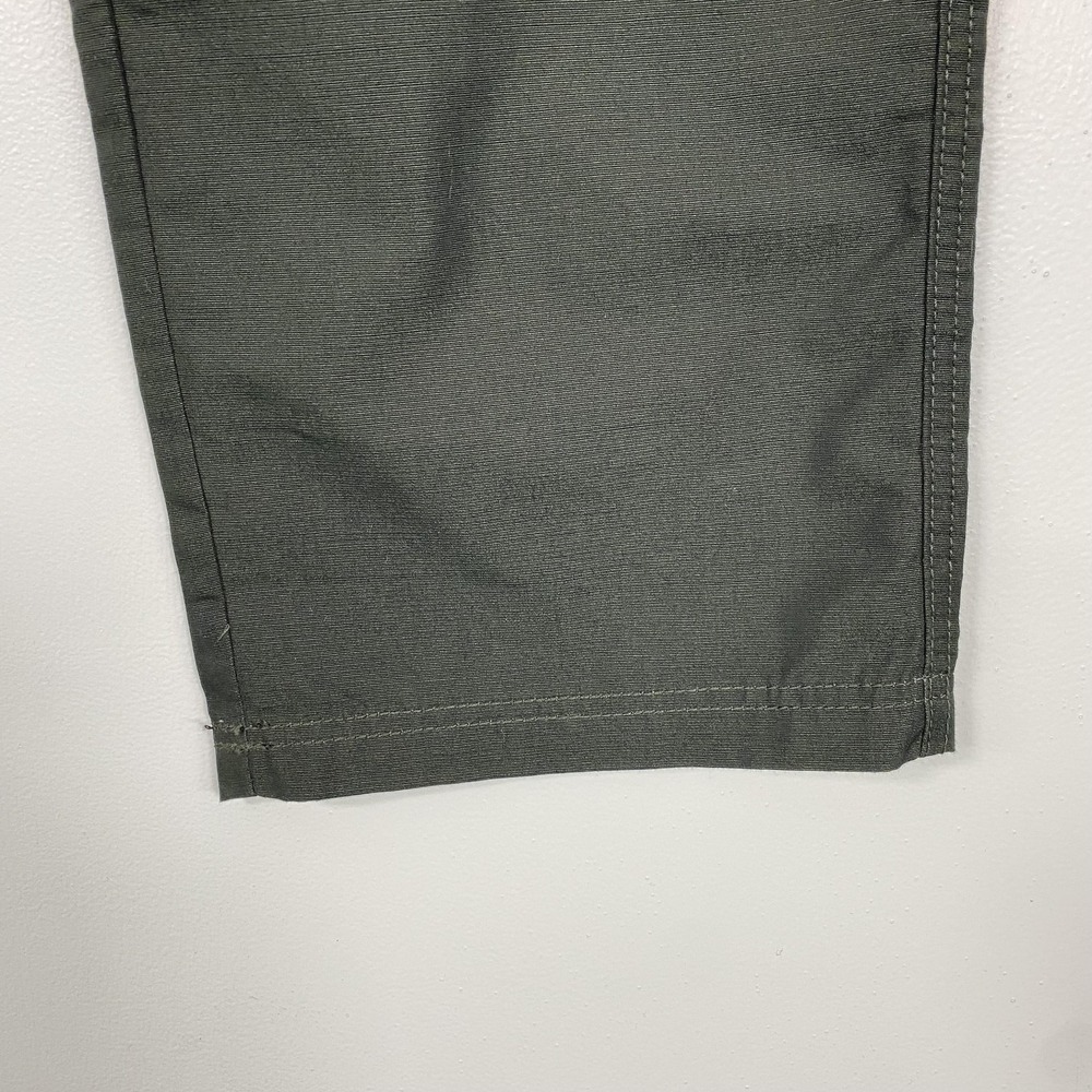 Lake & Trail Cargo Pants Mens 43x30 Green Elastic Waist Tear Resistant Workwear - Picture 2 of 16